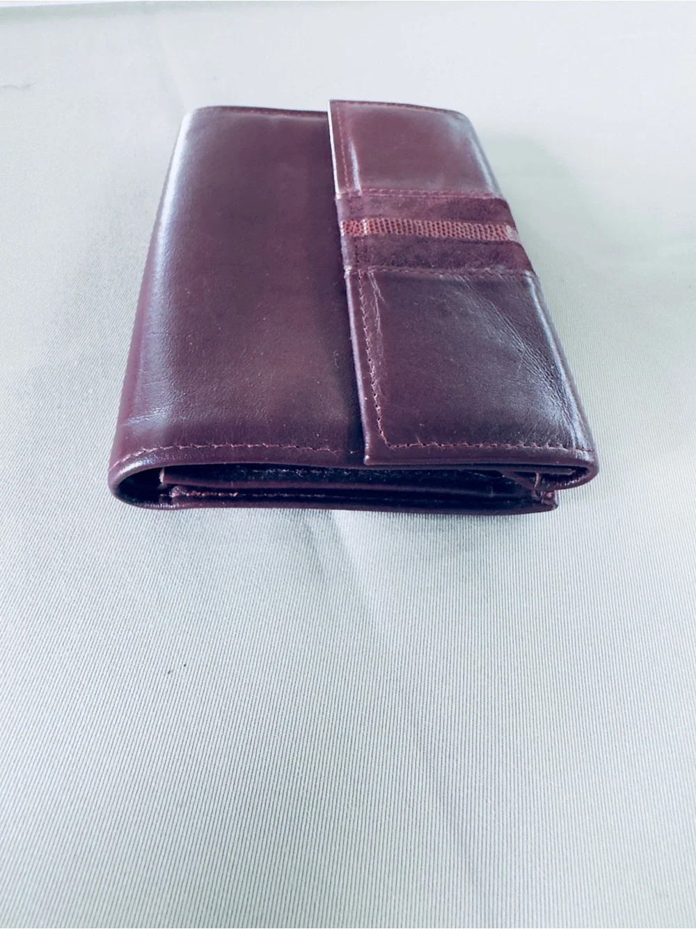 Rolfs Designer Collection Burgundy Leather Wallet Organizer Vintage